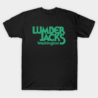 Defunct Washington Lumberjacks WBA Basketball 1978 T-Shirt